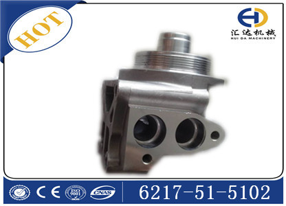 供應(yīng)小松配件挖掘機(jī)配件6217-51-5102機(jī)油濾清器座 供應(yīng)小松配件挖掘機(jī)配件6217-51-5102機(jī)油濾清器座